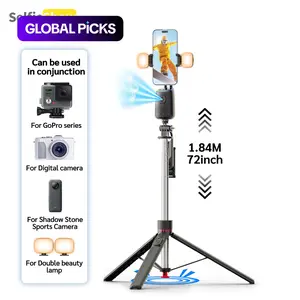 SelfieShow AI Intelligent 360° Tracking Gimbal, Tripod Stabilizer, 1 Count USB Rechargeable Selfie Stick with Mount, Selfie Accessories for Phone, Camera, Vlog, Live Streaming