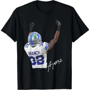 Brian Branch Vintage Middle Finger T-Shirt, 100% Cotton Unisex Football Game Day Fan Tee