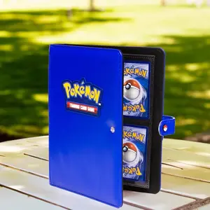 Ultra Pro Pokemon 4-Pocket Premium Snap Binder - BLUE (20 Pages - Holds 160 Cards)