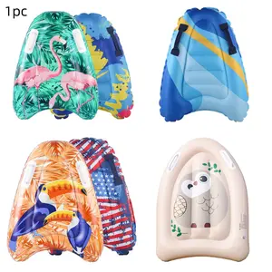 Inflatable Owl Float Mat, Adult Float Bed Thick PVC Portable Backrest Lounge Chair, Relaxing Inflatable Sofa Surfboard, Pool Float Lounge