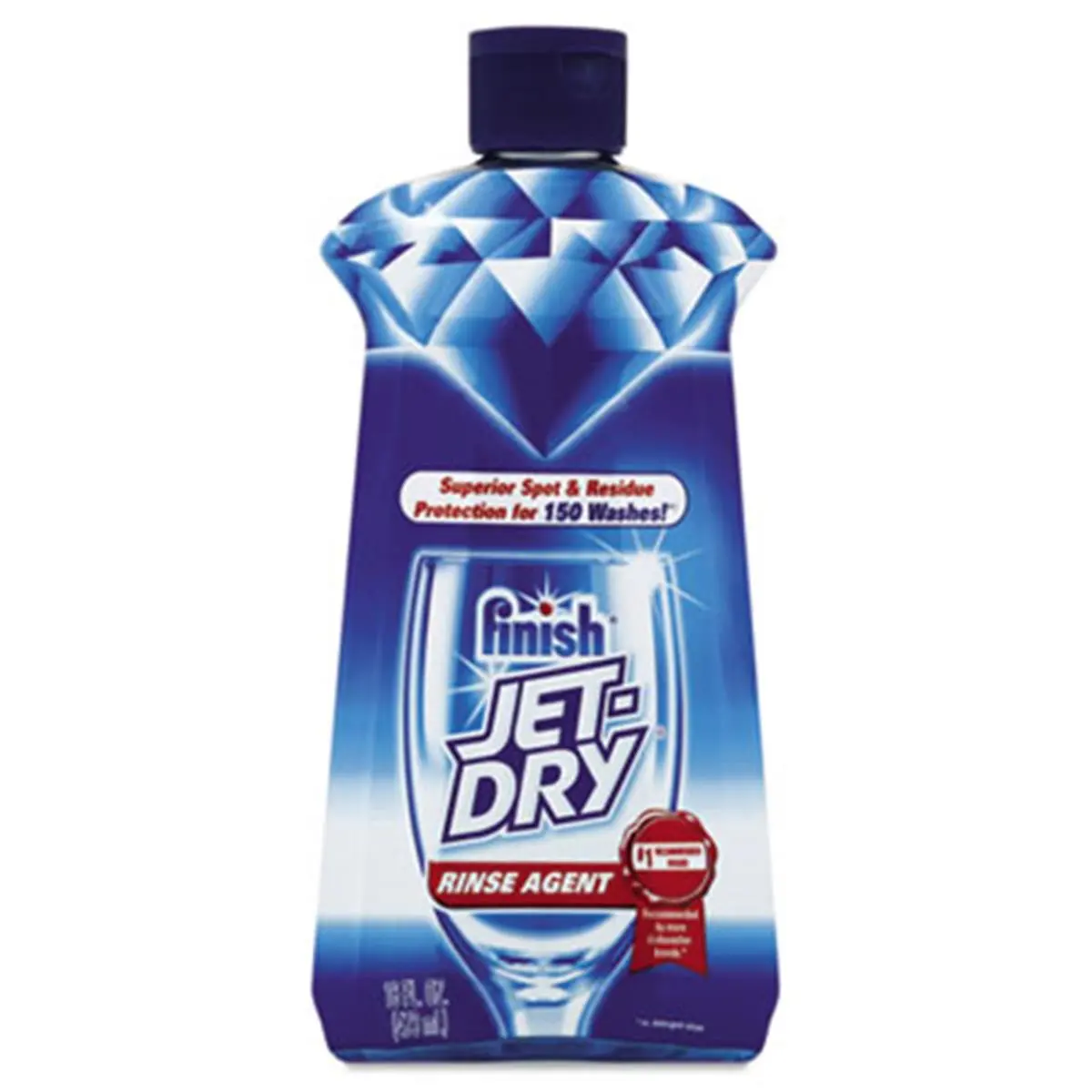 212 MAIN Jet-Dry Rinse Agent - 16oz Stainless Bottle, Household Dishwasher Spot-Free Rinse Aid, Dishwasher Cleaner Finish