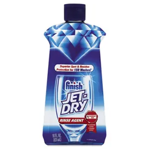 212 MAIN Jet-Dry Rinse Agent - 16oz Stainless Bottle, Household Dishwasher Spot-Free Rinse Aid
