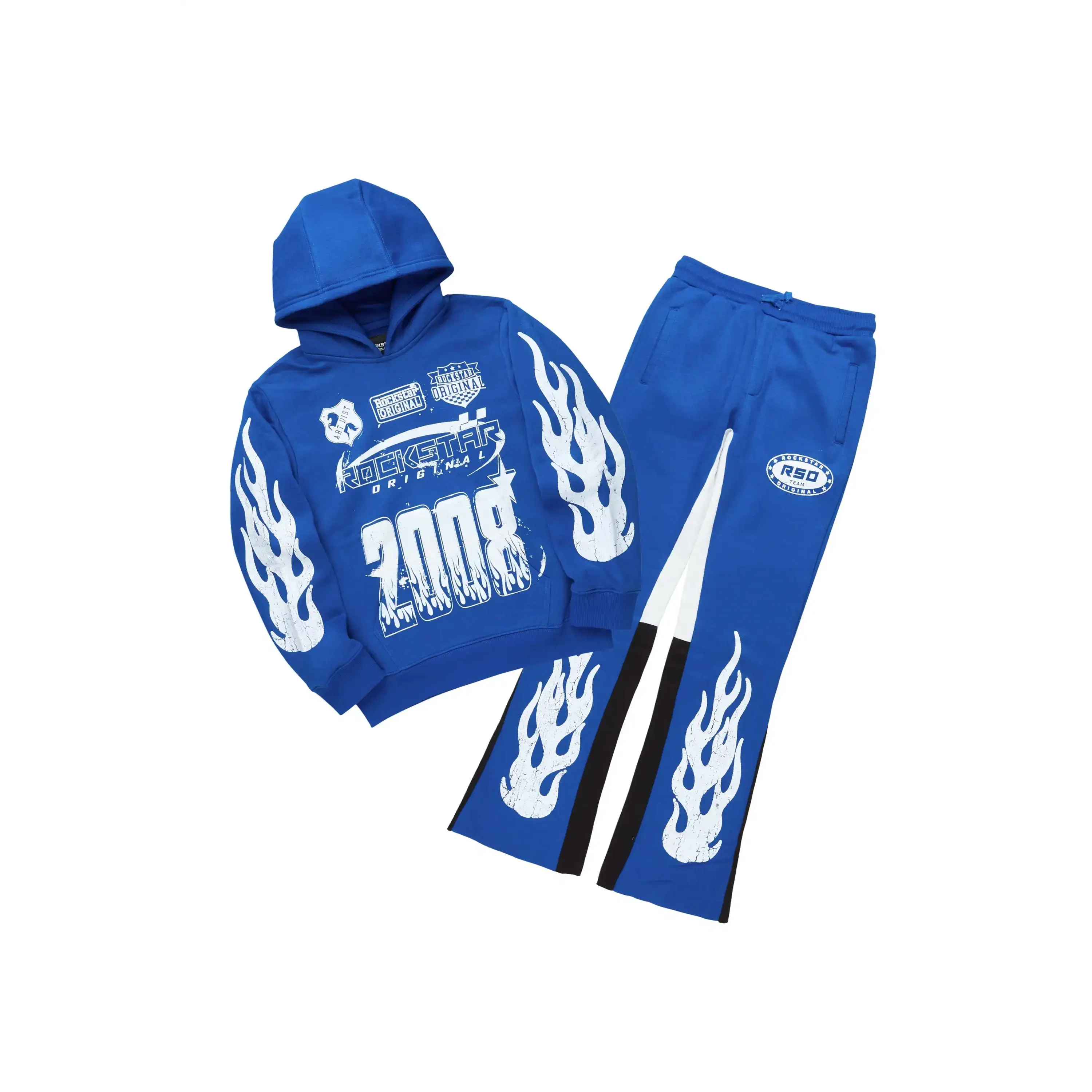 Boys Amos Royal Blue Stacked Track Set