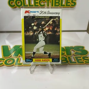 Hank Aaron 1974 Highlight - Kmart 20th Anniversary Card