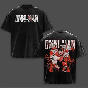 Omni Man Invincible War Comic Washed Tee, Hoodie TV Show Comics Washed T-shirt Sweatshirt Heavyweight Cotton, Tank Top Unisex Shirt Menswear Top Oversized
