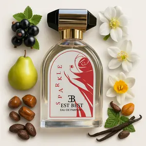 EST BEST Sparkle Eau De Parfum for Women EB024 Fruity Floral Scent with Black Currant Pear Vanilla 100ml EDP