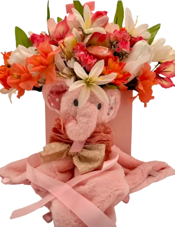 Baby&blooms hat box gift set