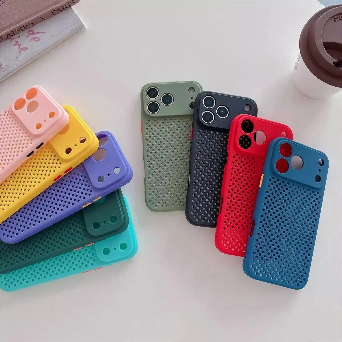 Breathable Mesh Cooling Phone Case for iPhone 17 Pro Max, New Full-Body  Shockproof Precise-Cut Cover for iPhone 16/15 Plus/14 Pro/13/12/11 - TikTok  Shop