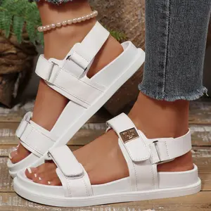 Women's Casual Adjustable Strap Platform Sandals Open Toe Summer Beach Shoes