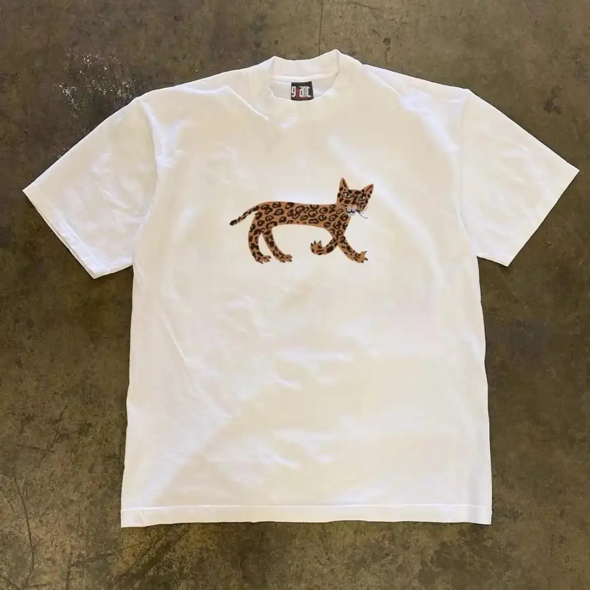 High Street Leopard Print Graphic T-Shirt | Unisex 100% Cotton Soft & Comfortable Short Sleeve Tee | Trendy Casual Shirt for Men & Women | SKU qmtxplzrav