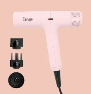 L'ANGE HAIR - HauteAir Digital Professional Dryer- Smooth Digital Professional Blow Dryer, LED Display for Precision Heat Control, Fast-Dry Brushless Motor with Cool Shot, Negative Ion Tech, Lightweight & Self-Cleaning, Multifunctional Hair Dryer, Hair Dr