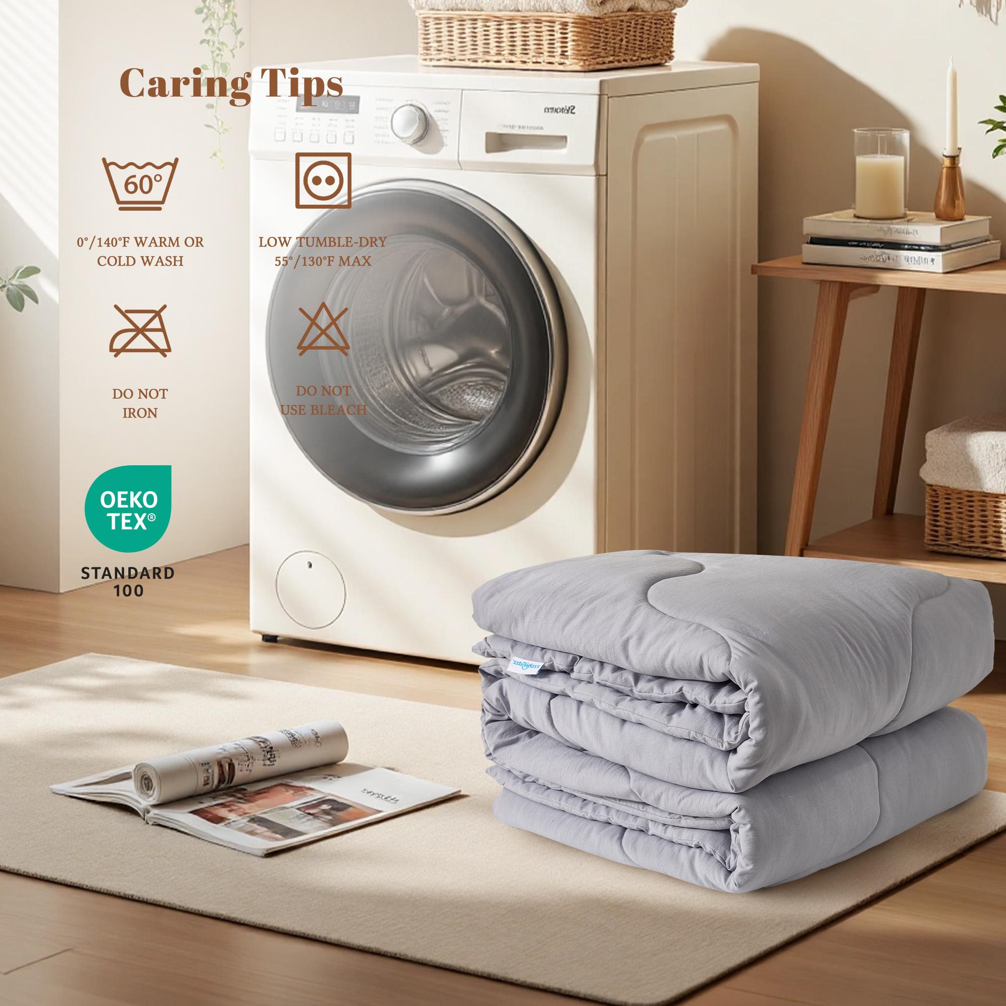 SpringGlowUp【BEDLORE】Quilted Wave-Pattern Duvet Insert, Soft Down Alternative with Corner Tabs, Versatile Year-Round Use, Luxurious&Comfort, Machine Washable for Easy Care SpringGlowUp【BEDLORE】Quilted Wave-Pattern Duvet Insert, Soft Down Alternative with Corner Tabs, Versatile Year-Round Use, Luxurious&Comfort, Machine Washable for Easy Care