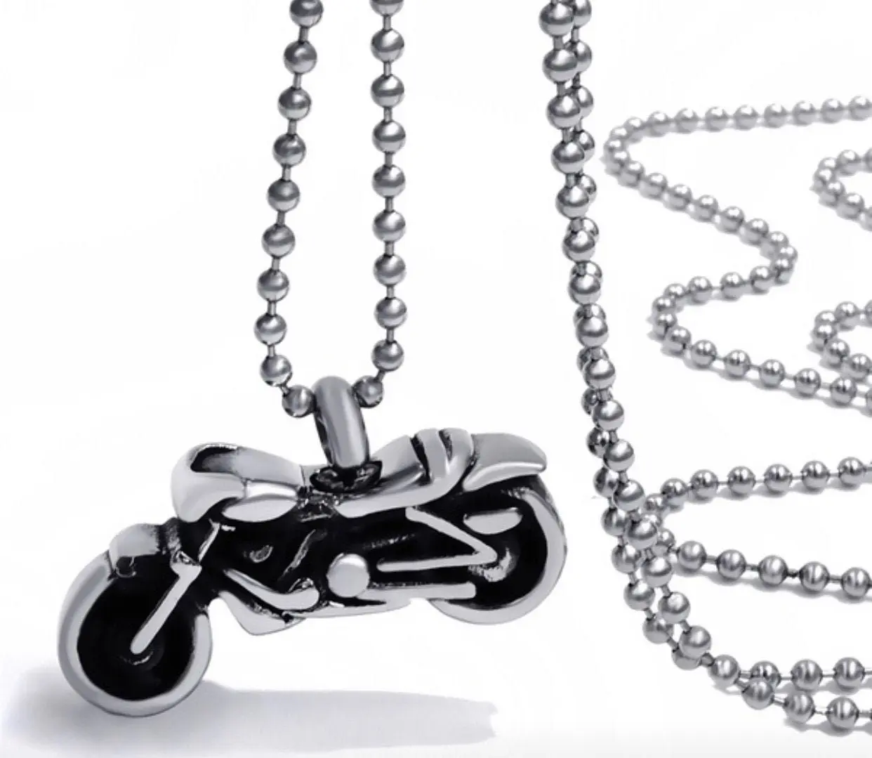 Cool Motorcycle Cremation Urn Necklace, Keepsake, Memorial, Locket, Ashes