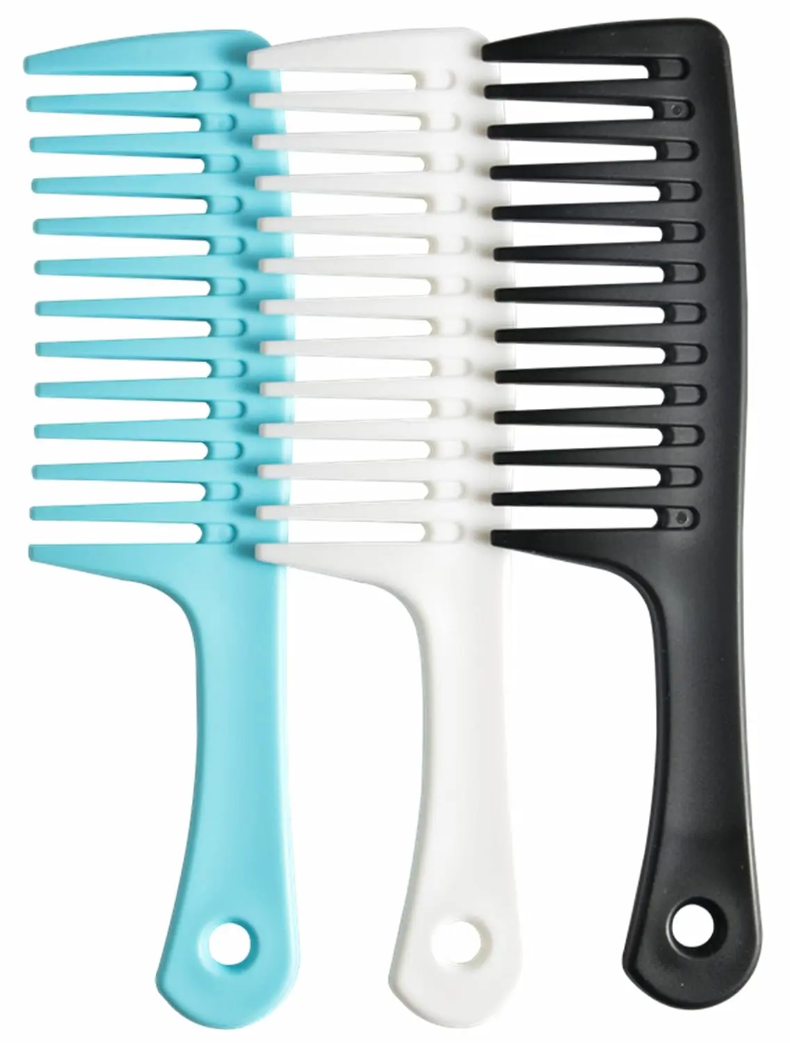 TAGOTA Women's Wide Tooth Detangler Comb - Large Durable Plastic Female Styling Tool, Curly Friendly for Long Wet Hair, Professional Wet Hair Care Accessory (Random Color), Detangling Brush For Curly Hair, Female Tool