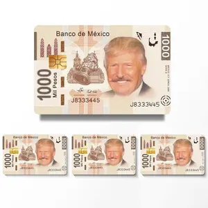 Donaldo Trumpo debit credit – Custom 1000 Peso Banknote Sticker – Fun Parody Design for Card Decoration