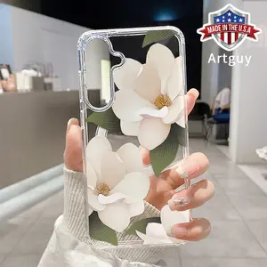 Magnetic Phone Case for Samsung Galaxy S24 Plus S23 FE S25 Ultra  Ultra S22+ Luxury Vintage Floral Pattern Pattern TPU Shockproof Anti-Scratch Stylish Smartphone Cover
