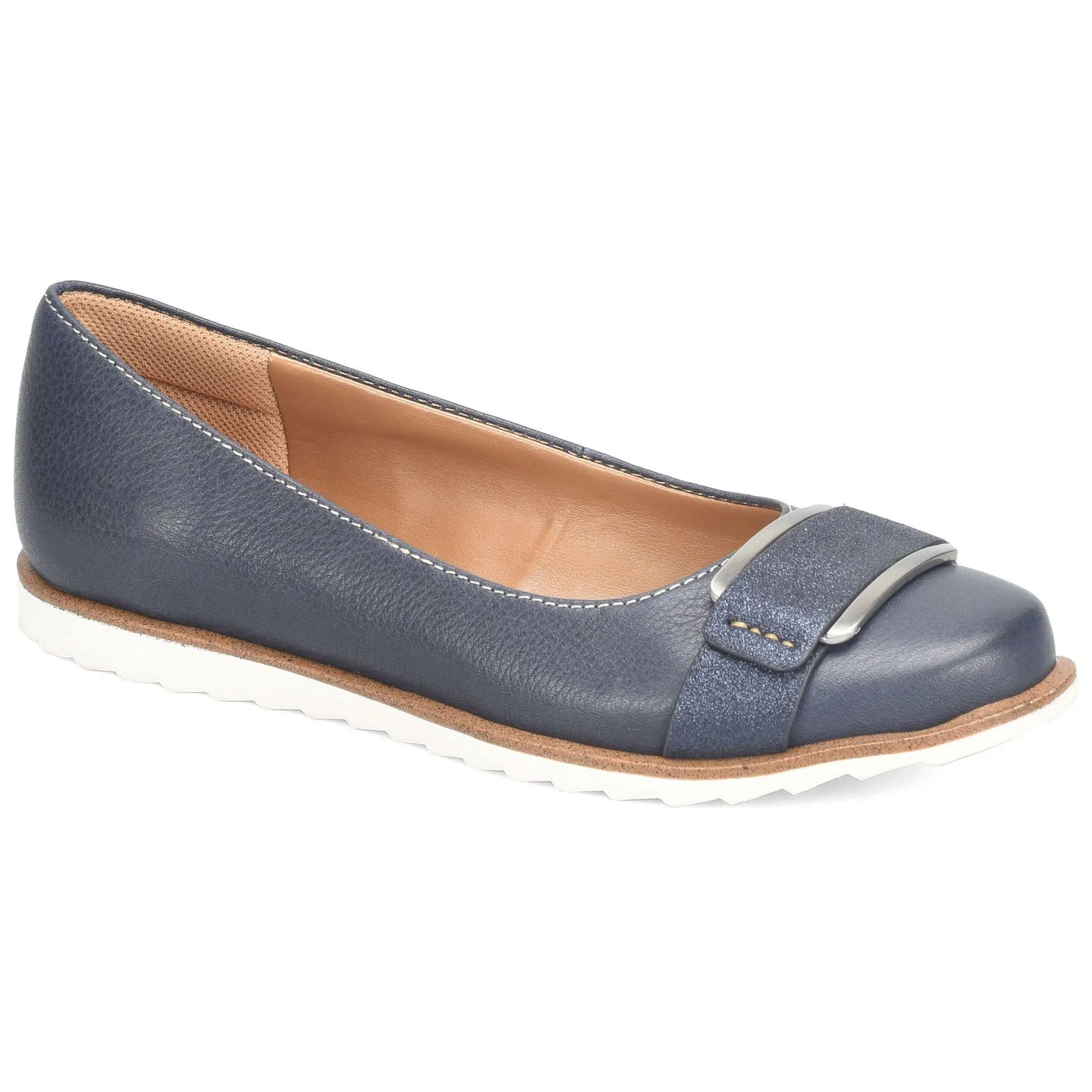 Comfortiva Leather Ornamented Flat - Rhoda