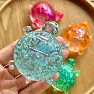 Sensory Soothing Toys, Shiny Squeeze Turtle, Stress Relief Candy Balls, Soft Anti-Anxiety Toys, Party Snacks, Birthday Gifts