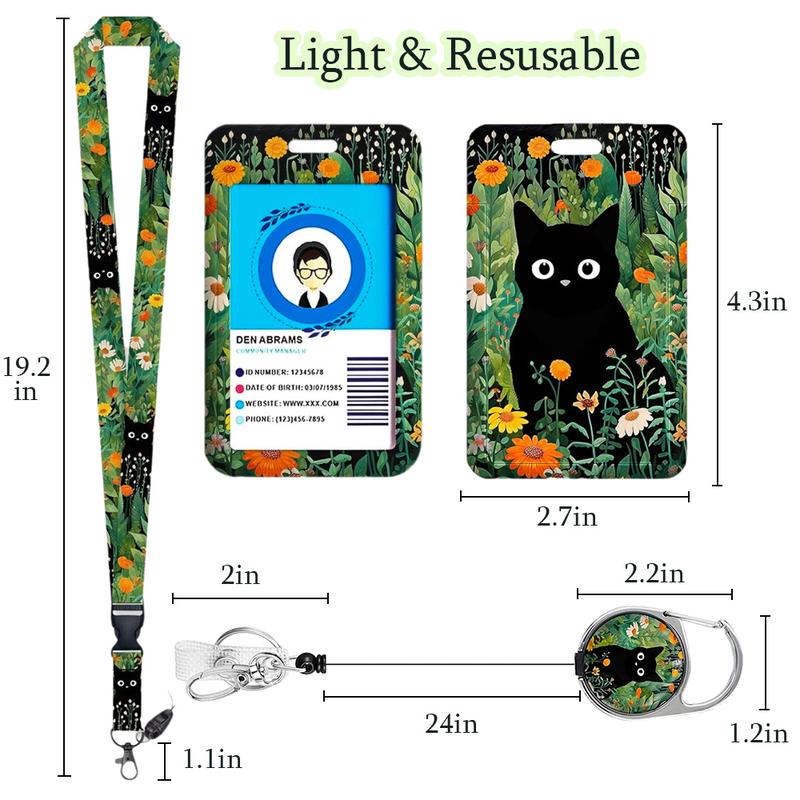 ID Badge Holder with Retractable Reel.1 Count lDName Tag Work Badge Clip Id Badge Holder Heavy Duty and Retractable Keychain, Cute Badge Reel with 360 Degrees Rotate Carabiner Clip,  Student Daily Office Removable Cardholder