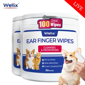【Live Big Deal】WELLIX Ear Finger Wipes (100ct) - Stop Itch & Odor