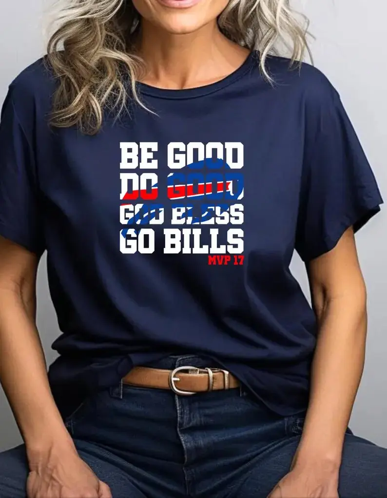 Be Good Do Good Unisex Softstyle T-Shirt, Buffalo Football, Buffalo Football Fan, Buffalo Football Colors Tee, Buffalo Fan Apparel
