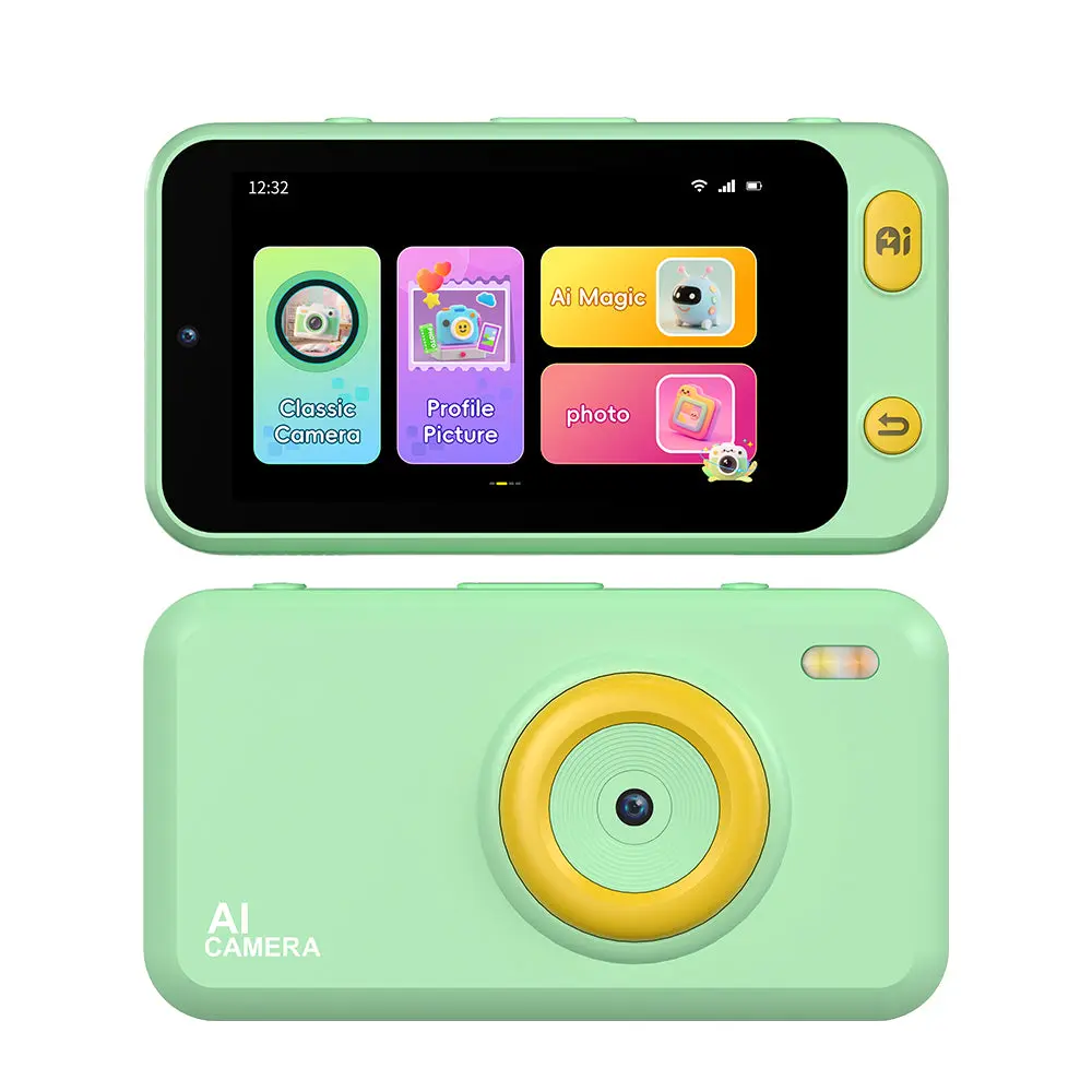 Kids Smart AI Camera with Recognition, HD Digital Video Camera for Children, Educational Toy Camera for Boys & Girls Birthday Gift