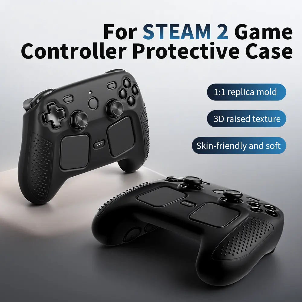 For Steam 2 Game Controller Cover, For Steam Controller 2 Protective Case , 2nd Gen Controller Silicone Skin, Soft Protection Cases