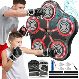Wall-mounted Bluetooth Smart Boxing Machine, Children's Music Boxing Machine, Two Installation Methods, with Fitness Gloves, with Scoring Function, Suitable for Home Use