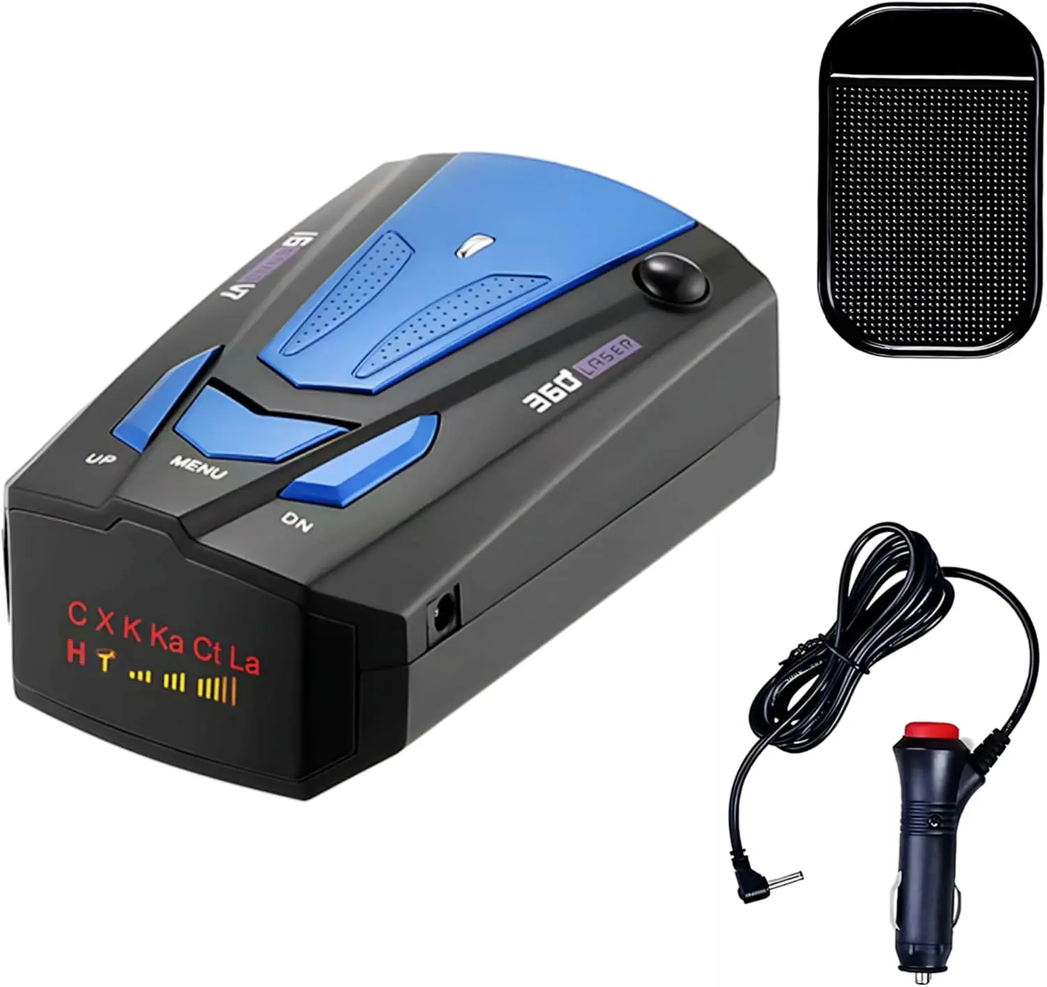 Speed Sentinel Radar Detector,Police Speed Radar Detectors for car with Long Range Detection,VG2 Immunity,City/Highway Modes Detectors,Real Time Voice Alert Speed,LED Display
