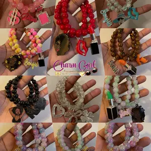 The Bougie Bracelet Sets Rhinestone Decorated Bracelets