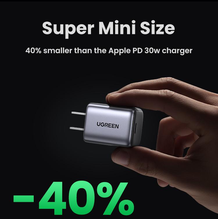 UGREEN Nexode 30W PD Fast Charging GaN Charger Bundle with 3.3FT Type-C/MFi Lightning Charging Data Cable, USB C Charger Set for iPhone 15/14/13, Galaxy and More Mobile Electronic SmartphoneTikTokShopBlackFriday ,TikTokShopHolidayHaul UGREEN Nexode 30W PD Fast Charging GaN Charger Bundle with 3.3FT Type-C/MFi Lightning Charging Data Cable, USB C Charger Set for iPhone 15/14/13, Galaxy and More Mobile Electronic SmartphoneTikTokShopBlackFriday ,TikTokShopHolidayHaul