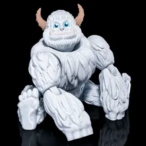 Articulated Yeti 3D Printed Sculpture
