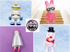 K&E3D 3D Printed Articulated Holiday Minis Collection Classic Figures in PLA Material for Easy Handling and Transport