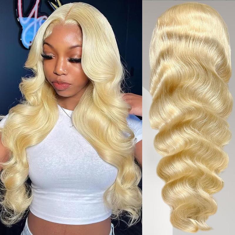 613 Blonde Lace Frontal Wig 13x6 HD Transparent Human Hair Wig For Women Can Be Dyed Pre Plucked With Natural Hairline Colored Wig