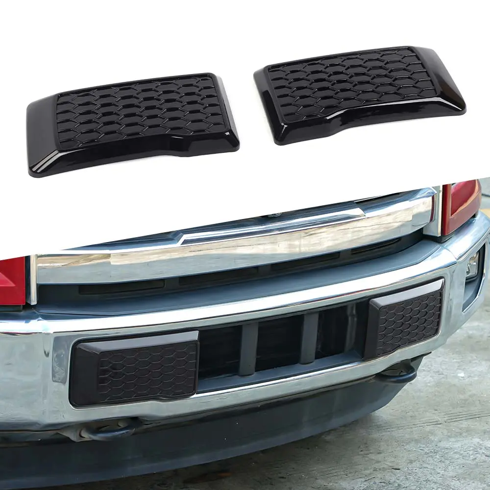 Front Bumper Corner Panel Cover Trim Bezels for 2015-2020 Ford F150, Automotive Accessories for Car, 31*16*7 cm Exterior Part with Easy DIY Perfect Fit Installation