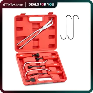 Orion Motor Tech 8pc Drum Brake Tool Kit,Drum Brake Tool with Drum Brake Spring Tool, Brake Spring Compressor, Brake Spring Pliers, Drum Brake Adjusting Tool, Brake Spoon Set, Brake Drum Repair Tool Kit with Storage, Limited Time Deal
