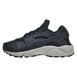 AIR HUARACHE RUN PRM WMNS "BLACK/BLACK/LIGHT BONE/DARK GR" 683818 010