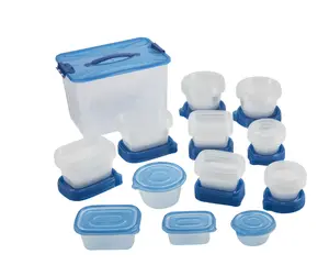 92-Piece Food Container Set – Refrigerator Storage & Batch Cooking Organizer