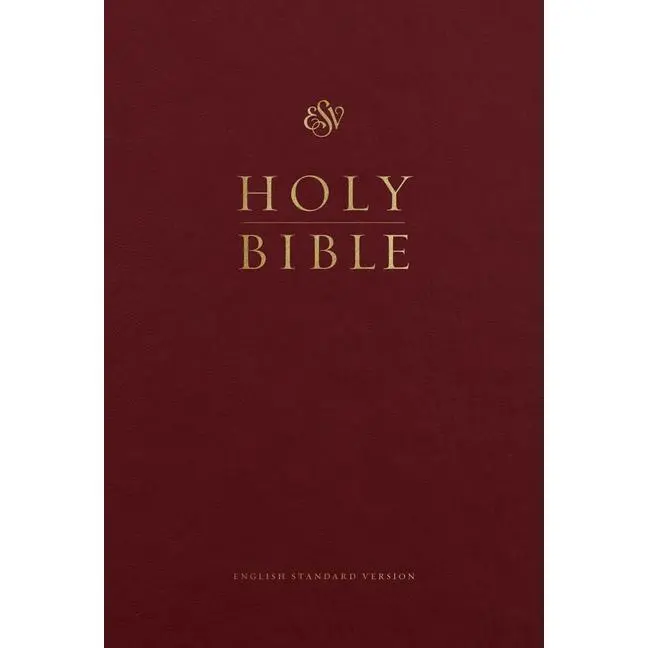 ESV Pew and Worship Bible, Large Print (Burgundy) by Esv Bibles
