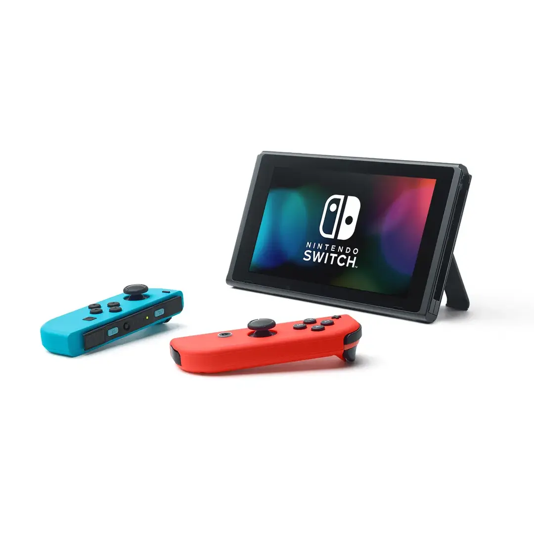 Nintendo Switch Generation 2 with Neon Blue/Neon Red Joy-Con
