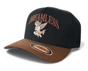 MUKA Dreamless Angel Snapback Hat (Black/Brown) – S4521