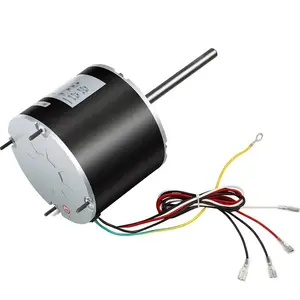Condenser Fan Motor with Capacitor, 1/3HP 1075RPM 208-230V, Compatible with GE Genteq K55HXGDD-81195 5KCP39GGY209AS, Fasco D925 D7908, Dayton EM3729F, Century FSE1036SV1, Rheem Ruud 51-100998-05