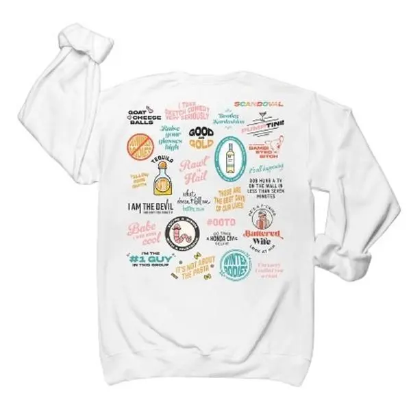 Vanderpump Rules Quotes Pump Rules Sweatshirt - Season 02 - Unisex Crew Neck Sweater Classic Cotton Menswear Hoodie