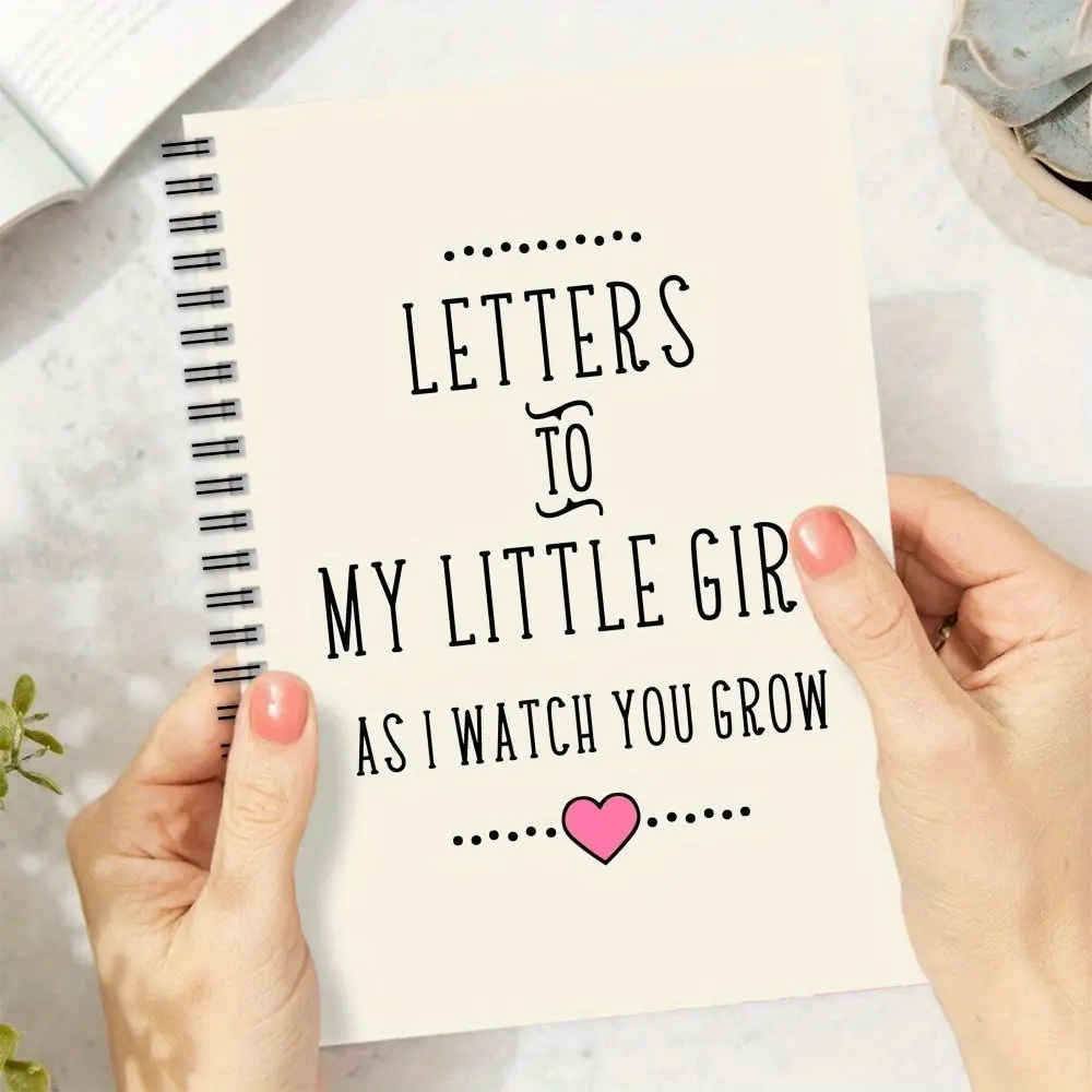 1pc Spiral Notebook Journal for Daughter, Granddaughter, or Niece, Perfect Baby Shower Gift, Pregnancy Memory Notebook, Daily Planner Memory Book for New Moms, Writing Notebook, Journals For Writing