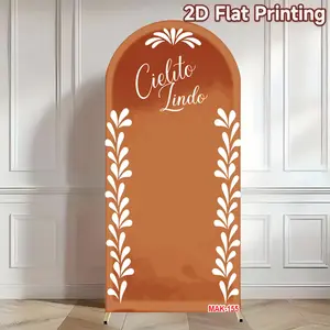 Mexican Festival Wedding Arch Background Cover Custom Dual-Sided Soft Fabric for Wedding Holiday Birthday Party Decoration Supplies Backdrop Banners