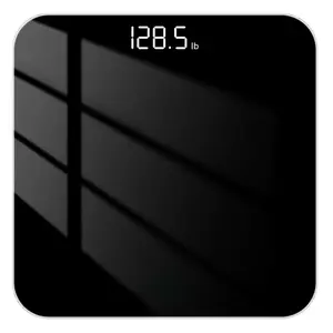 Father Day Gifts Digital Bathroom Scale for Body Weight High-Precision Father Day Gifts 4-Sensor Accuracy, LED Display, 400lb/180kg Capacity, Safe Rounded Corners