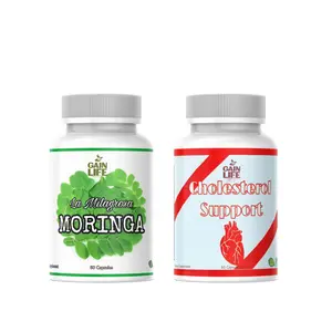 Gain Life Duo Cholesterol Support & Moringa Vitamins Dietary Supplement