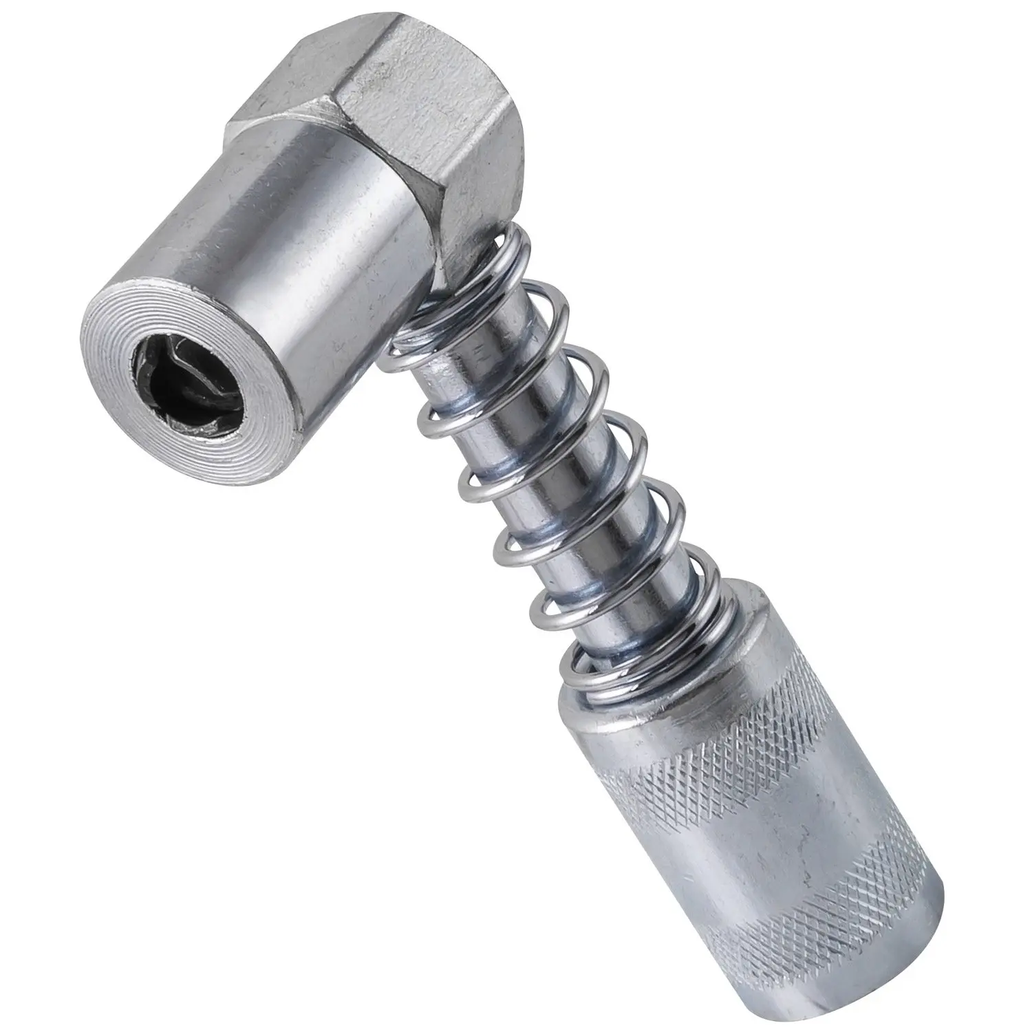 Carbyne 90 Degree Grease Coupler/Adapter. Access and Lubricate Fittings in Tight Spaces. from a Family-Run Tool Company Based in The U.S.A.