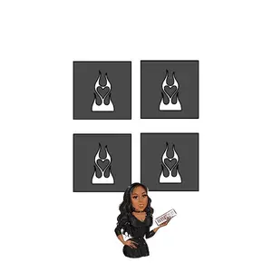 Flame Heart Nail Stencil