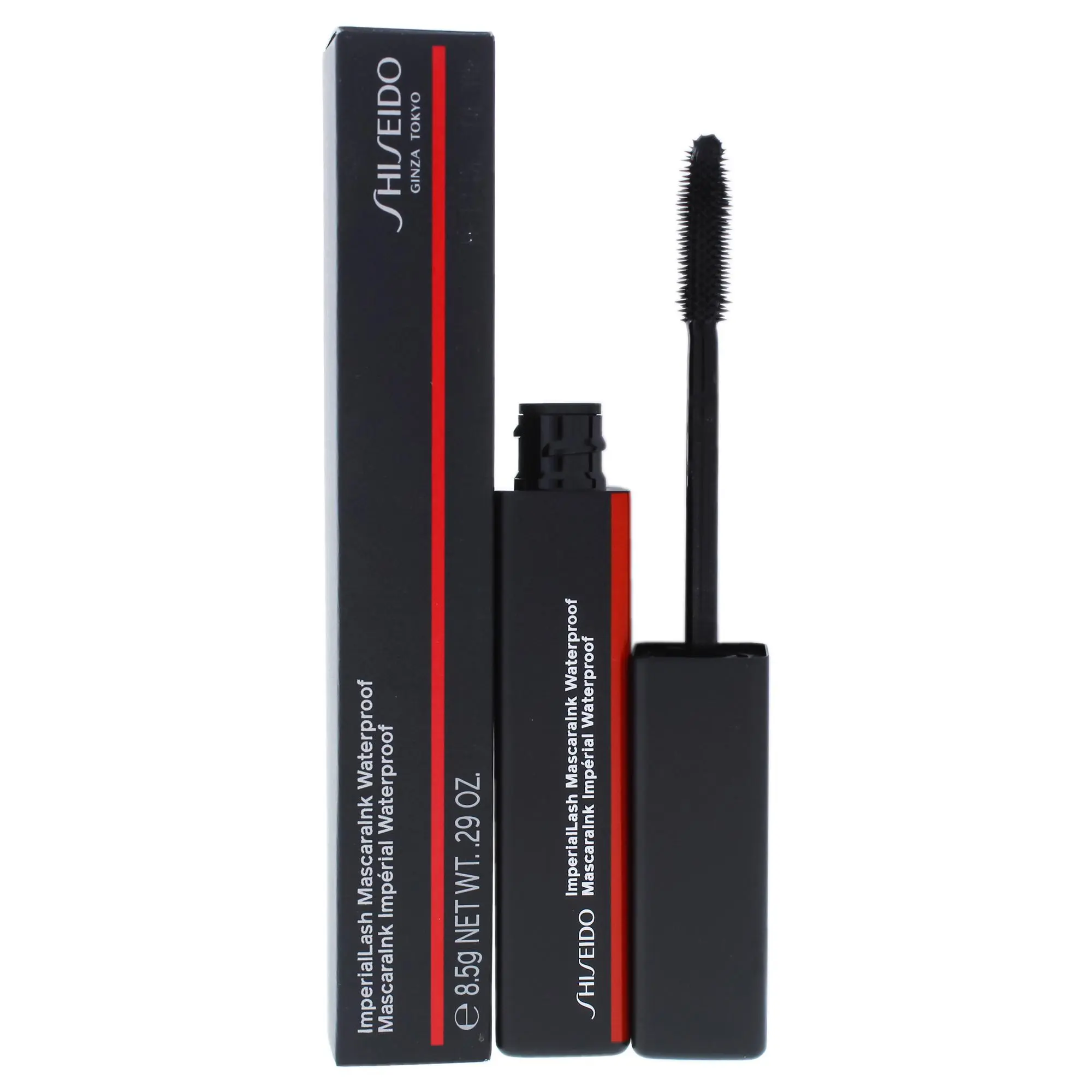 Shiseido ImperialLash Waterproof Mascara Ink - 01 Sumi Black, Unisex Design, Waterproof Formula, 0.29 oz Makeup Tube